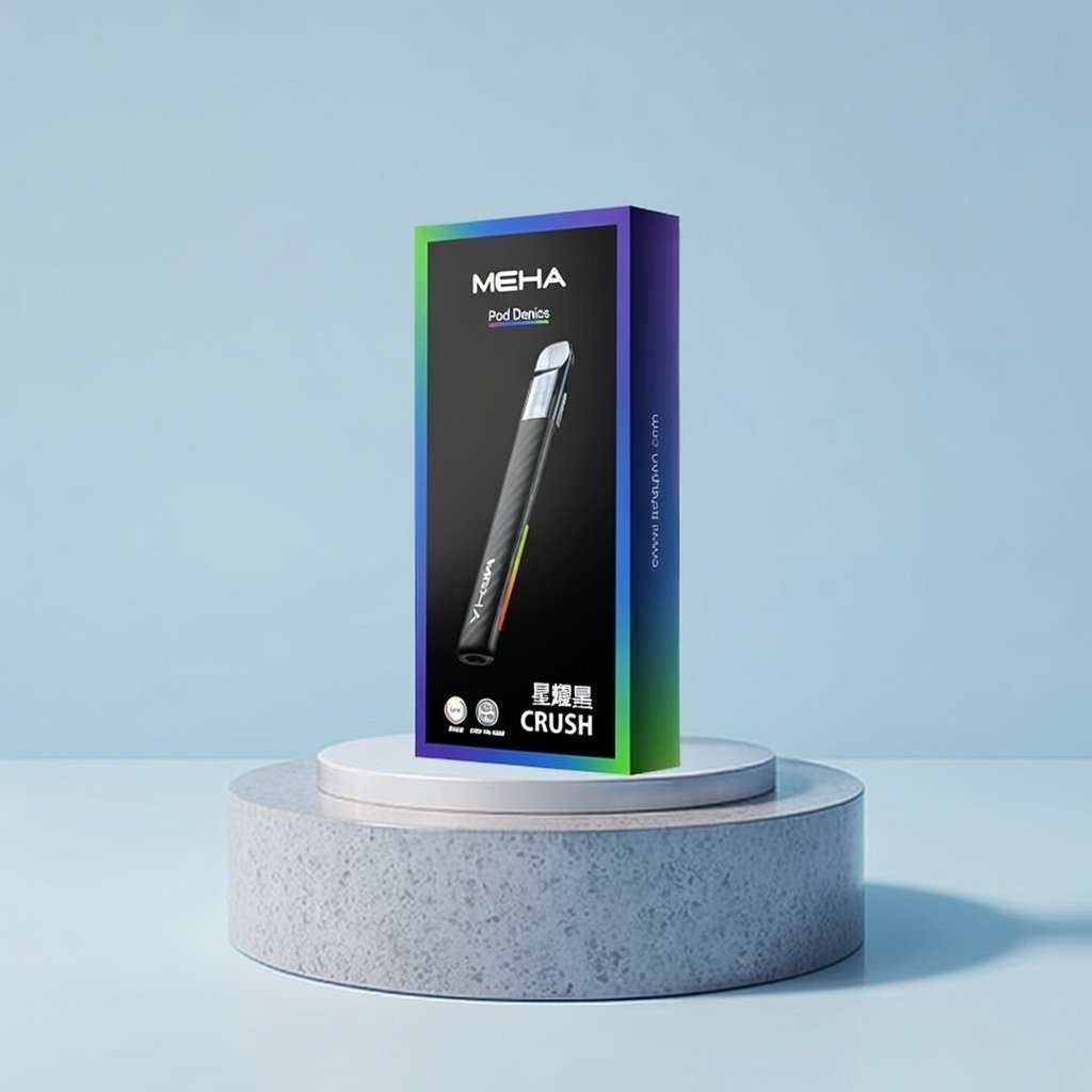 MEHA 魅嗨五代星耀版 領航級 7W-10.5W 三檔功率切換 內置 450mAh 能量核心 搭載疾速 Type-C 閃充技術 震撼 RGB 炫彩氛圍燈設計 完美適配五代規格煙彈 台灣現貨:圖片 2