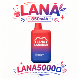 LANA 5000Puffs 絕美純淨拋棄式煙彈 工藝級Mesh網芯還原真實風味 800mAh長效續航 台灣當日出貨