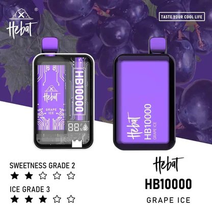 Hebat 喜貝 旗艦級 10000口抛棄式 豐沛大容量煙油儲備 驚艷濃郁多口味解析 便捷 Type-C 高速快充 台灣現貨:圖片 2